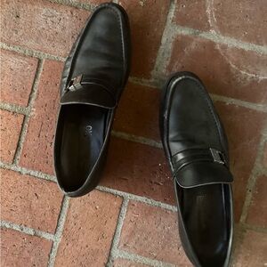 Men’s leather Ferragamo dress shoes